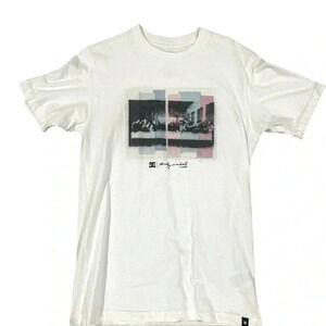 DC White Last Supper Graphic Tee